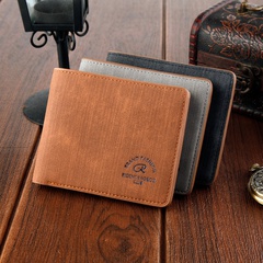 Men's Wallet Korean Retro Short Wallet Car Stitching Wallet Multi-card Soft Wallet Manufacturer