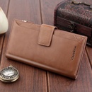 Mens wallet long style fashion brand dollar clip multicard position suit bag mobile phone bag zipper walletpicture30