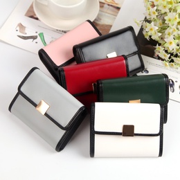 new ladies wallet short organ bag fashion multicard buckle coin purse small card bag wholesalepicture27