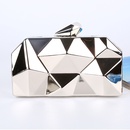 pure color new dinner bag rhombus iron box evening bag evening clutch bagpicture20