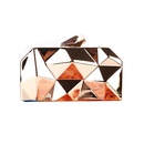 pure color new dinner bag rhombus iron box evening bag evening clutch bagpicture17