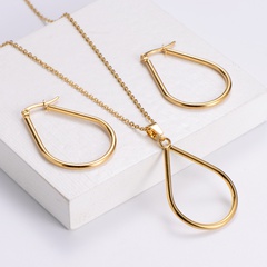 European and American distribution spot jewelry trendy suit pendant drop-shaped earrings exquisite style