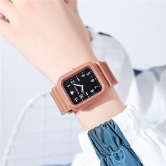 Korean Style Simple Plastic Strap Men's and Women's Student Watch Simple Ins Popular Middle School Student Sports Watch Wholesale