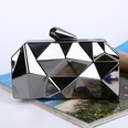 reine farbe neue abendtasche rhombus iron box abendtasche abend Clutch bagpicture21