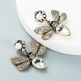 Fashion color diamond butterfly pearl earrings inlaid rhinestone earringspicture19