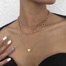 Multilayer Fashion Simple Necklace Alloy Claw Chain Retro Necklace Exaggerated Chain Hip Hop Necklacepicture13