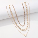 Multilayer Fashion Simple Necklace Alloy Claw Chain Retro Necklace Exaggerated Chain Hip Hop Necklacepicture15