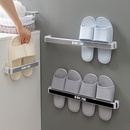 Kreatives Badezimmer nicht perforierte Hausschuhe Lagerregal Toilettenregale Handtuchhalter Schuhregal Kche Topfabdeckung Rackpicture11