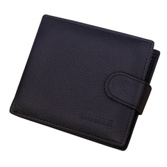 Hengsheng Men's Wallet Short Genuine Leather Foreign Trade Vintage Zipper Buckle Wallet New Wallet Coin Pocket