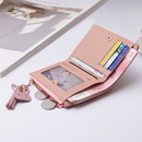 Neuer Stil Damen Brieftasche kurze Farbkontrastnhte Mnzbrse im koreanischen Stil Schnalle Reiverschluss Brieftasche Grohandelpicture23
