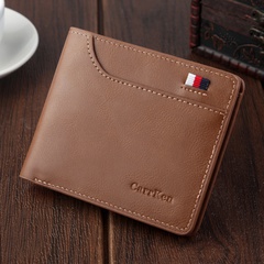 men's wallet wallet men short US dollar clip card bag factory retro folding bag