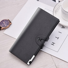 Wholesale men's long wallets Korean casual fashion clutches card holders multi-card holders