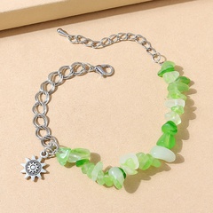 Version coréenne du bracelet en pierre naturelle soleil populaire de tempérament