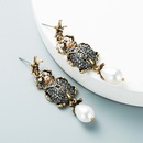 Boucles d39oreilles insectes cratifs en acrylique imitation perle boucles d39oreilles de style exagr bijoux de modepicture12