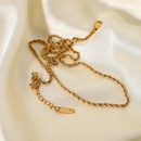 18K goldplated stainless steel necklace jewelry gold fine chain necklacepicture9