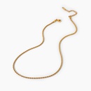 18K goldplated stainless steel necklace jewelry gold fine chain necklacepicture10