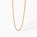 18K goldplated stainless steel necklace jewelry gold fine chain necklacepicture12