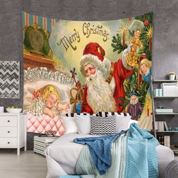 Christmas tapestry room decoration decorative cloth background cloth hanging cloth tapestrypicture13