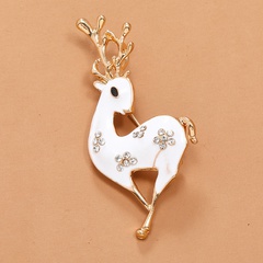 Christmas new holiday gifts drip oil animal clothing deer sweater brooch