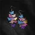 Colorful Shell Butterfly Sequins Long Womens Earrings Affordable Luxury Fashion Design Cold Style European and American Style Exaggerated Earringspicture21