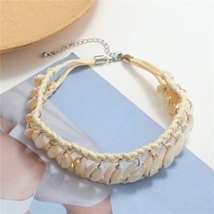European and American New Bohemian Creative Hand-woven Shell Necklace