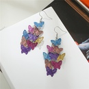 Colorful Shell Butterfly Sequins Long Womens Earrings Affordable Luxury Fashion Design Cold Style European and American Style Exaggerated Earringspicture19