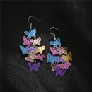 Colorful Shell Butterfly Sequins Long Womens Earrings Affordable Luxury Fashion Design Cold Style European and American Style Exaggerated Earringspicture18