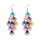 Colorful Shell Butterfly Sequins Long Womens Earrings Affordable Luxury Fashion Design Cold Style European and American Style Exaggerated Earringspicture16