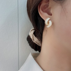 Korean drop oil diamond earrings retro earrings Korean jewelry
