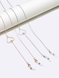 twopiece glasses chain peach heart pearl glasses rope mask chainpicture10
