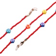 fashion soft pottery flower red rice bead glasses chain glasses rope mask chainpicture10