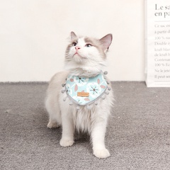 pet saliva towel dog cat bib teddy bear triangle scarf small dog collar spot wholesale