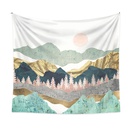 Tapisserie de bohme tapisserie de montagne dcoration de chambre tissu suspendu tissu mural tissu suspendu tissu de fondpicture11