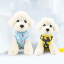 wholesale cartoon cotton vest pet traction rope small and medium mesh breathable dog chest strappicture8