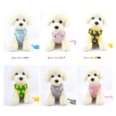 wholesale cartoon cotton vest pet traction rope small and medium mesh breathable dog chest strappicture9
