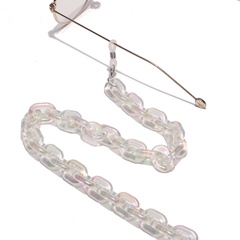 plastic transparent color mask chain glasses rope thin chain glasses chain
