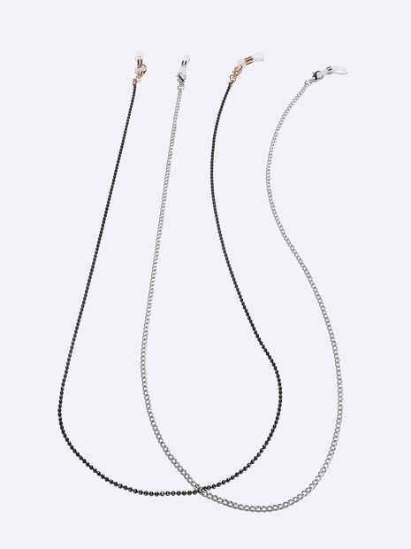 chaîne de lunettes en deux parties chaîne de perles noires chaîne de lunettes's discount tags