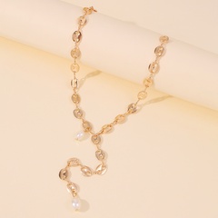 Creative Pig Nose Pearl Simple Necklace