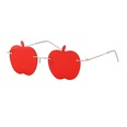 Nouvelles lunettes de soleil de personnalit lunettes de soleil pomme sans cadre tendance fte prom lunettes de soleil drlespicture27