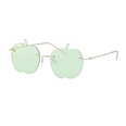 Nouvelles lunettes de soleil de personnalit lunettes de soleil pomme sans cadre tendance fte prom lunettes de soleil drlespicture30