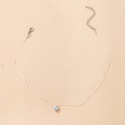 simple ligne de poisson invisible transparent collier zircon chane de clavicule cloute de diamants femmepicture35