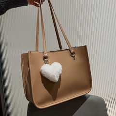 sac fourre-tout à une épaule rétro populaire de banlieue sac de grande capacité portable de texture de mode