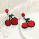 European and American Fashion Indie Pop Sweet and Cute Fruit Earrings Personality Simple Trend Exaggerated Versatile Red Cherry Earringspicture12