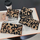 Portefeuille rtro imprim lopard femme court nouveau portemonnaie imprim sac multicartes en grospicture35