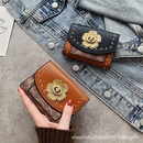 Student JapaneseStyle Retro Small Wallet Female 2021 New Internet Celebrity Womens Japanese Style Short Chic Wallet Coin Purse Newpicture7