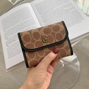 Card bag small wallet female 2021 new mini simple large capacity short card bag wholesalepicture61