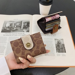 Card Holder Small Wallet Female 2021 New Mini and Simple Large Capacity Short Card Holder One Piece Dropshipping Female Coin Purse