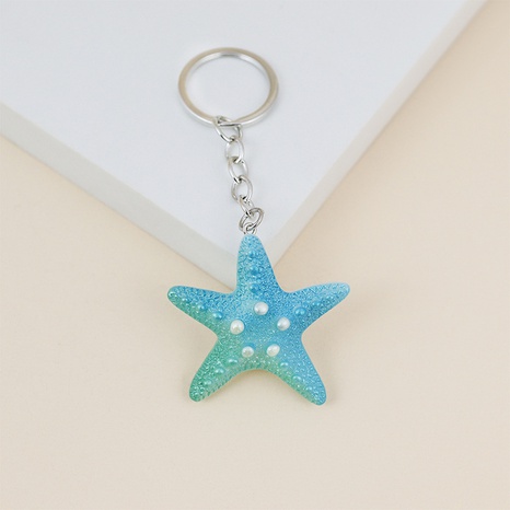 Fashion Starfish Keychain Aquarium Creature Pendant Bag Ornament Accessories's discount tags