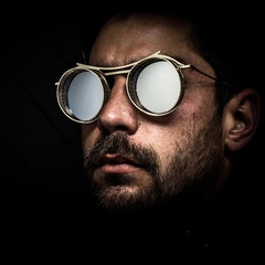 Europäische und amerikanische Retro Steampunk Sonnenbrille Herren runde Rahmen hohle Sonnenbrille Herren trend grenz überschreitende Brille sunglasses