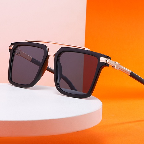 Retro business box sunglasses trend 2021 new European and American fashion sunglasses's discount tags